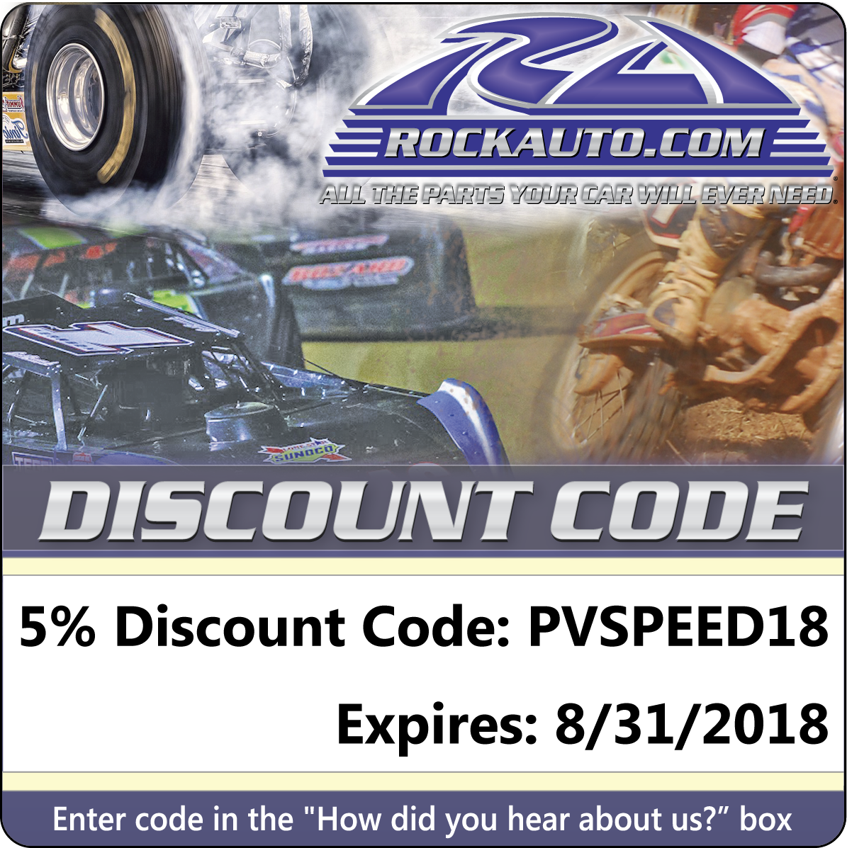 Rallye Productions offers you More for Less!!! Buy Dash Plaques from us and receive a “sponsorship” discount, magnetic goodie bag stuffers, and a $25 RockAuto auto parts gift certificate for your event.